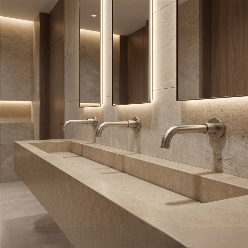 Commercial building interior representing MEP coordination