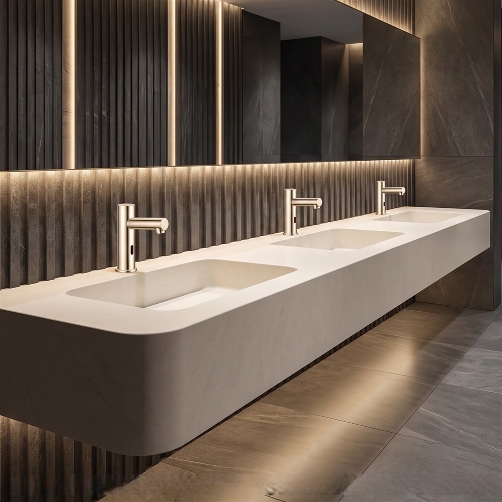 Commercial interior representing building system coordination