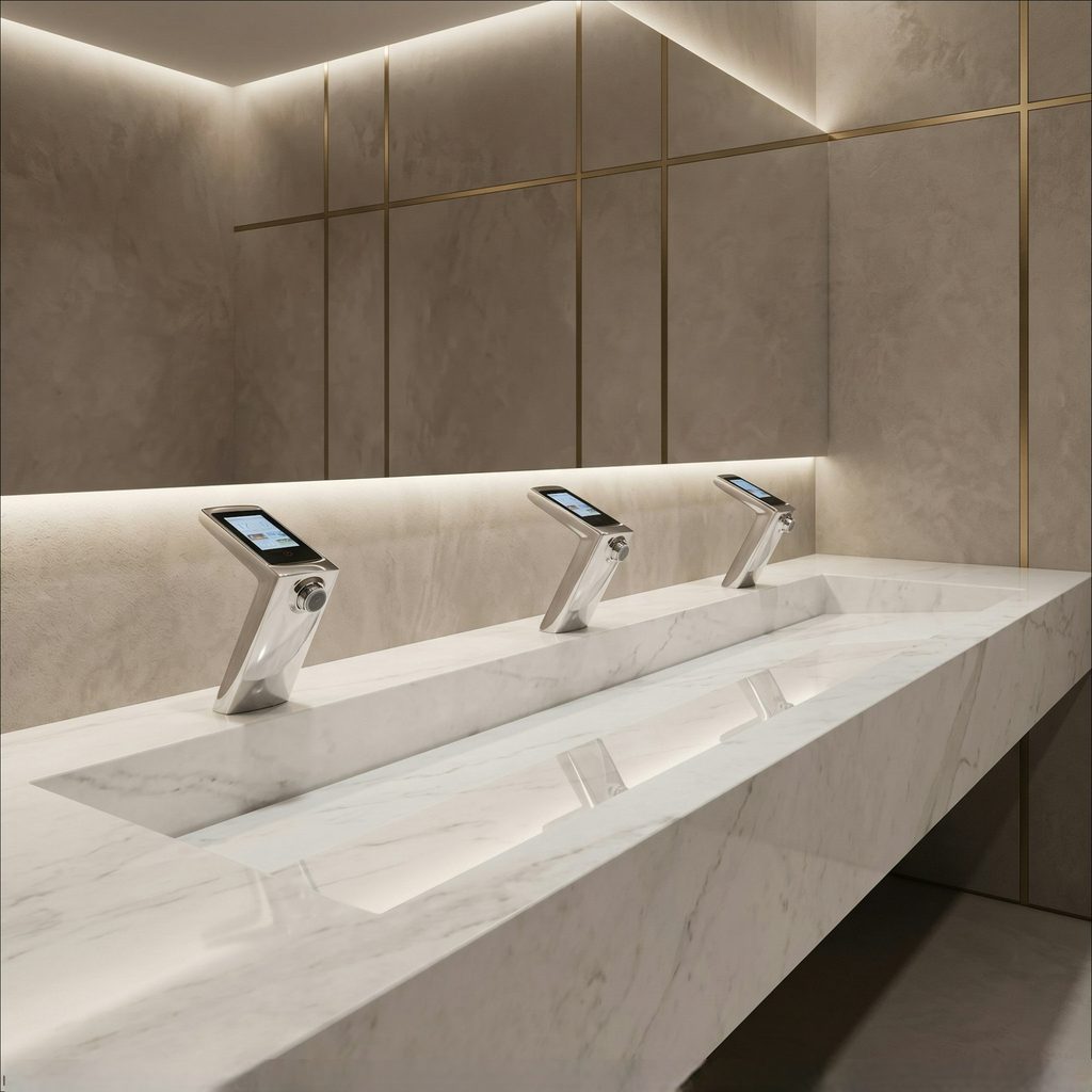 Commercial architecture representing high traffic building infrastructure